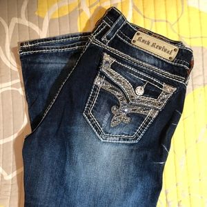 GINGER EASY BOOT SIZE 33x31 CLEAN DARK WASH